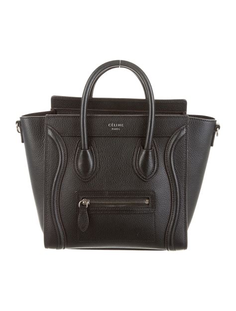 celine nano gold hardware|celeine nano luggage tote.